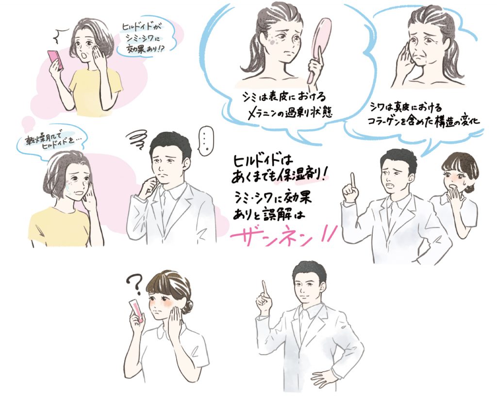 医療　看護　美容　医師　看護師　似顔絵　イラスト