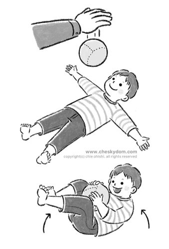 イラスト 子供 運動 ボール