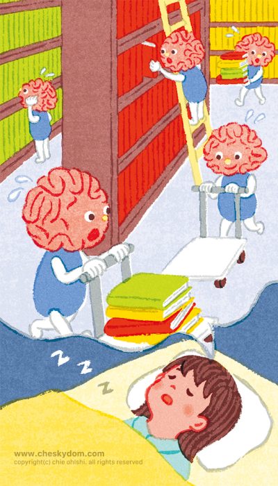 イラスト 図鑑 脳 神経 子供 睡眠 働き 人体