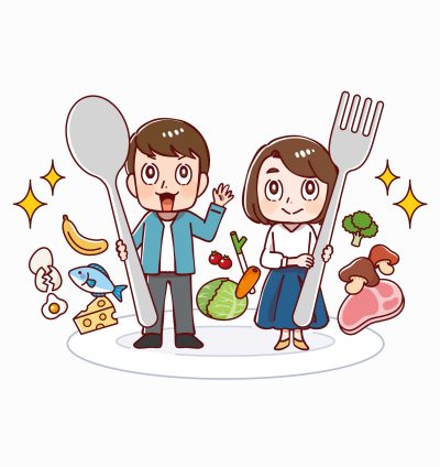 健康な食生活イラスト
