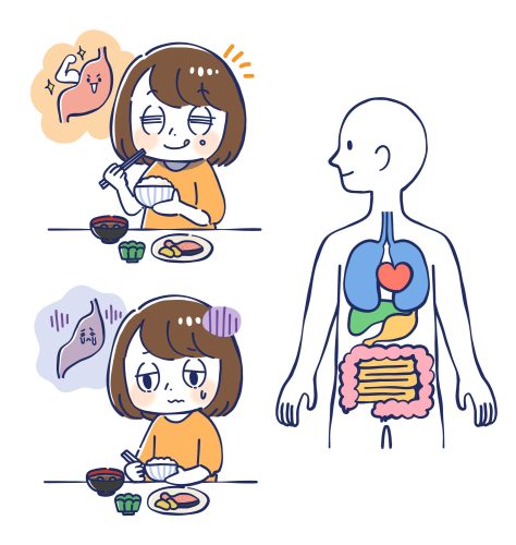 日常生活、胃腸の調子