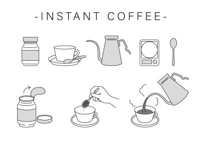 インスタントコーヒーの作り方
