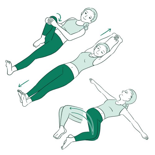 ストレッチイラスト